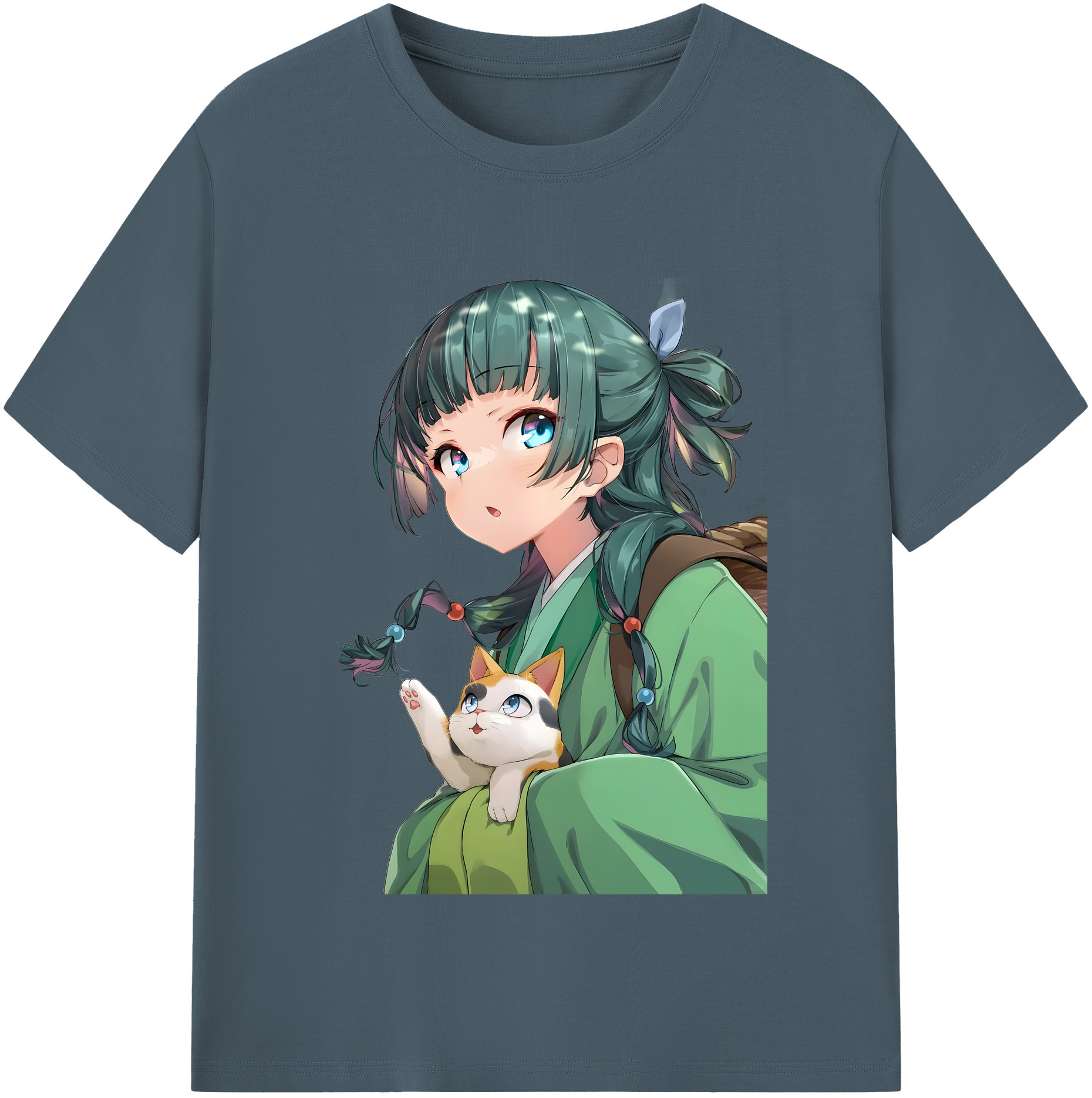 （画像用） 薬屋のひとりごと The Apothecary Diaries 綿100％半袖Tシャツ（フロントプリント）